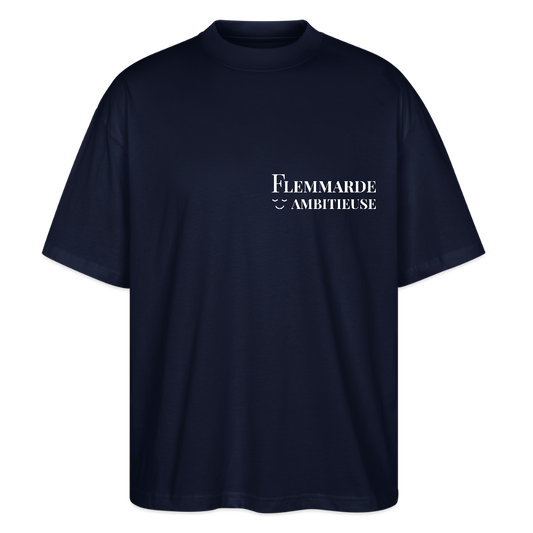 T-shirt Oversized flemmarde ambitieuse - navy