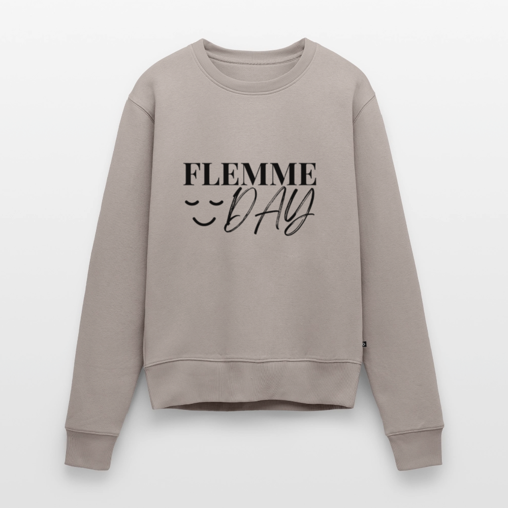Sweatshirt - Flemme Day - taupe