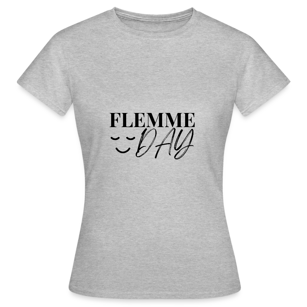 T-Shirt Flemme Day - heather grey