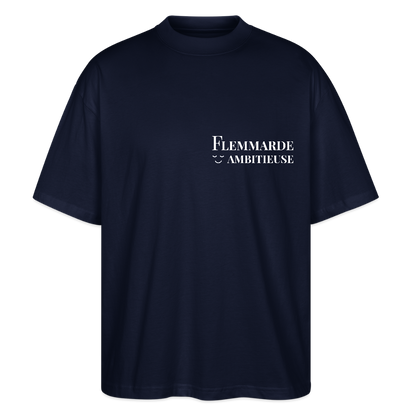 T-shirt Oversized flemmarde ambitieuse - navy