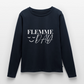 T-shirt manches longues Flemme Day - Flemmarde ambitieuse - navy
