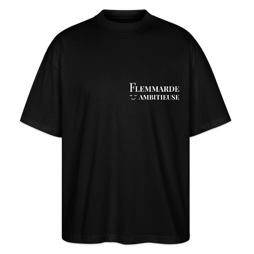 T-shirt Oversized flemmarde ambitieuse - black
