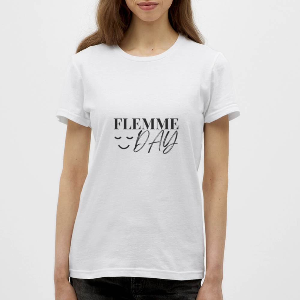 T-Shirt Flemme Day - white