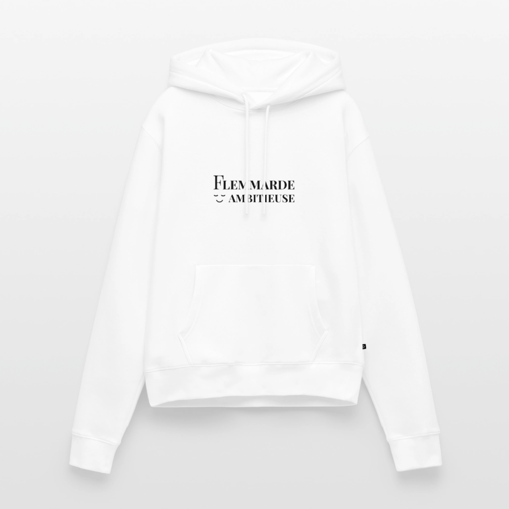 Hoodie – Flemmarde Ambitieuse - white