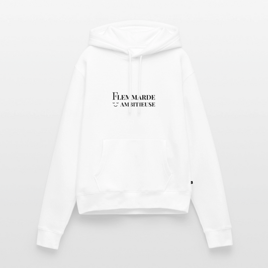 Hoodie – Flemmarde Ambitieuse - white