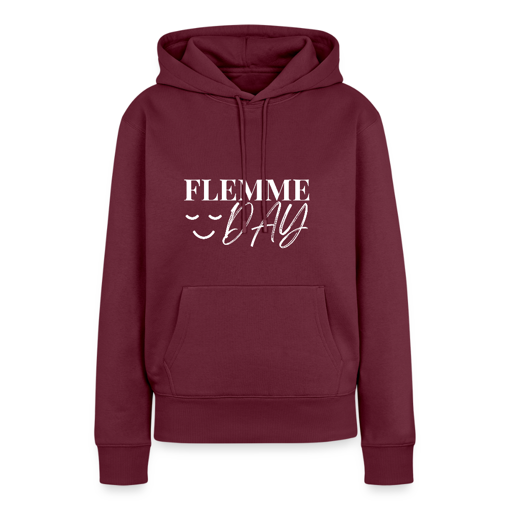 Hoodie Flemme Day - burgundy