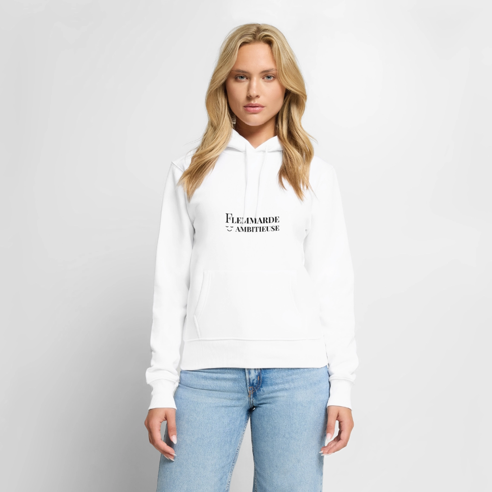 Hoodie – Flemmarde Ambitieuse - white