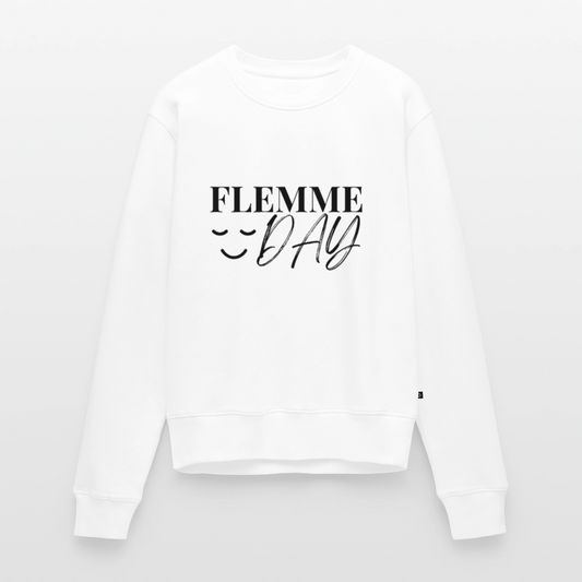 Sweatshirt - Flemme Day - white