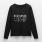 T-shirt manches longues Flemme Day - Flemmarde ambitieuse - black