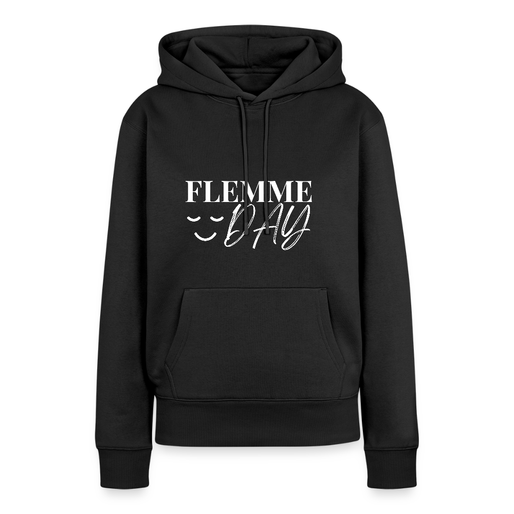 Hoodie Flemme Day - black